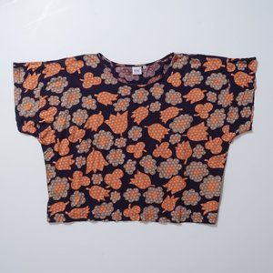 Anthro Karen Walker KW flower dot tshirt sz. XS